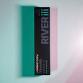 Carbon copy box with 'River III' branding on a light background